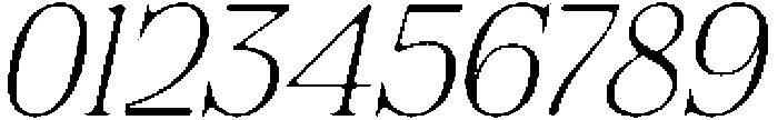 Felgiora Soft Thin SemiExpanded Italic otf (100) Font OTHER CHARS