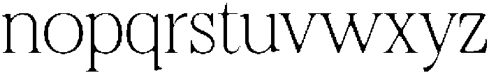 Felgiora Soft Thin SemiExpanded otf (100) Font LOWERCASE