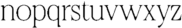 Felgiora Soft Thin otf (100) Font LOWERCASE