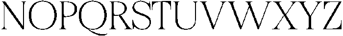 Felgiora Thin Expanded otf (100) Font UPPERCASE