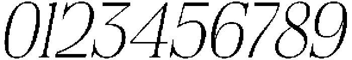 Felgiora Thin Italic Semi Condensed otf (100) Font OTHER CHARS