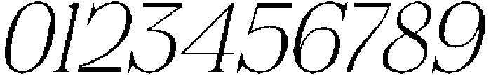 Felgiora Thin Italic Semi Expanded otf (100) Font OTHER CHARS