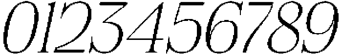 Felgiora Thin Italic otf (100) Font OTHER CHARS