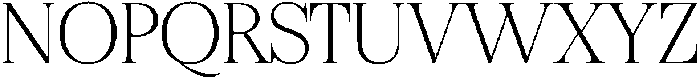 Felgiora Thin Semi Expanded otf (100) Font UPPERCASE