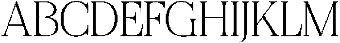 Felgiora Thin otf (100) Font UPPERCASE