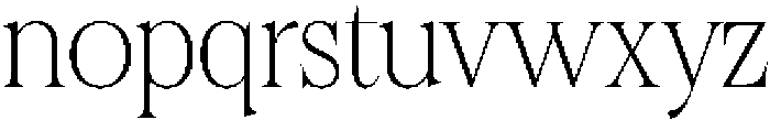 Felgiora Thin otf (100) Font LOWERCASE