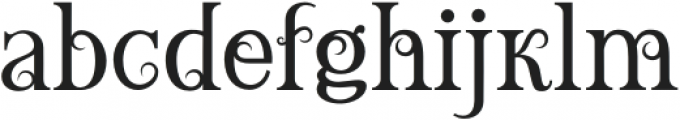 FeliccinoHoliday otf (400) Font LOWERCASE