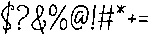 Felicia Regular otf (400) Font OTHER CHARS