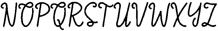 Felicia Regular otf (400) Font UPPERCASE