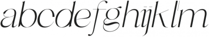 Felicity Italic otf (400) Font LOWERCASE