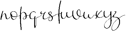 Felicity Regular otf (400) Font LOWERCASE