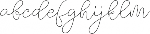 Felicity Script Regular otf (400) Font LOWERCASE