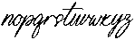 Felicity otf (400) Font LOWERCASE
