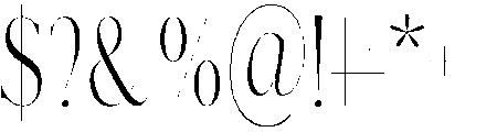 Felix Regular otf (400) Font OTHER CHARS