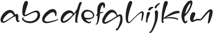 Felixstar Italic otf (400) Font LOWERCASE