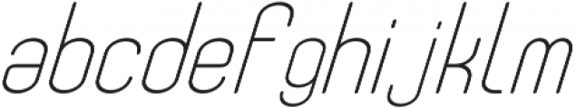 Fellix Italic otf (400) Font LOWERCASE