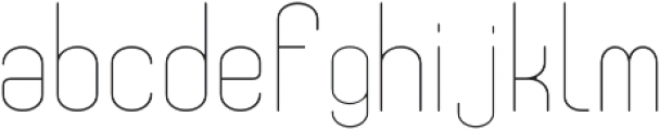 Fellix Light otf (300) Font LOWERCASE