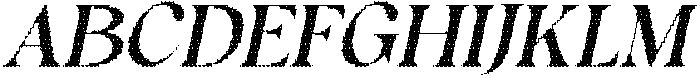 Felonia Disco Italic otf (400) Font UPPERCASE