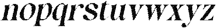 Felonia Disco Italic otf (400) Font LOWERCASE