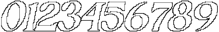 Felonia Pixel Outline otf (400) Font OTHER CHARS