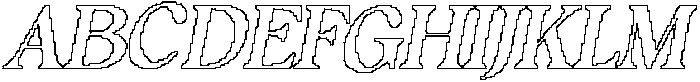 Felonia Pixel Outline otf (400) Font