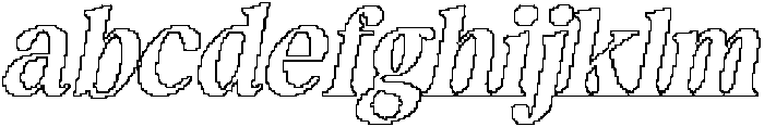 Felonia Pixel Outline otf (400) FONT