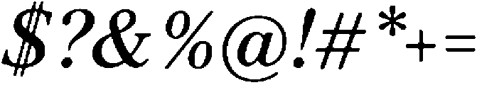 Femi Chic Serif Regular otf (400) Font OTHER CHARS