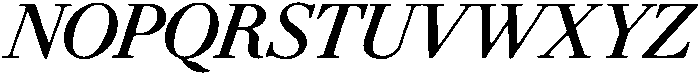 Femi Chic Serif Regular otf (400) Font UPPERCASE