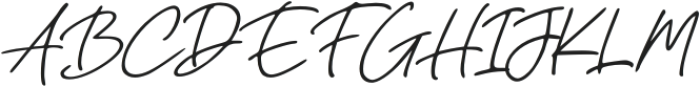 Femila Signature Italic otf (400) Font UPPERCASE