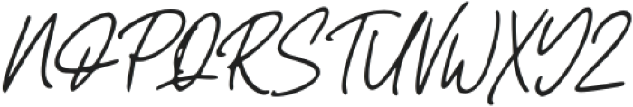 Femila Signature Italic otf (400) Font UPPERCASE