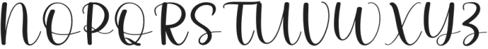 Feminine Regular otf (400) Font UPPERCASE