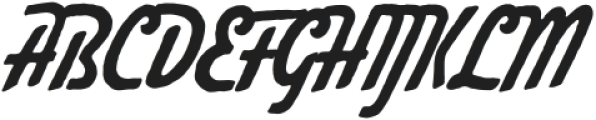 FendesertScript-Rough otf (400) Font UPPERCASE