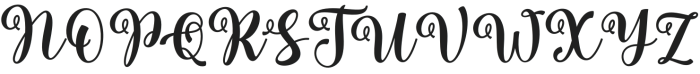 Fenivay Script Regular otf (400) Font UPPERCASE