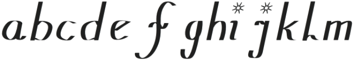 Fenomenal Italic otf (400) Font LOWERCASE