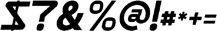 Fenoment Italic otf (400) Font OTHER CHARS