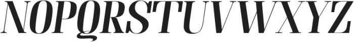 Fenoura Bold Semi Expanded Slant otf (700) Font UPPERCASE