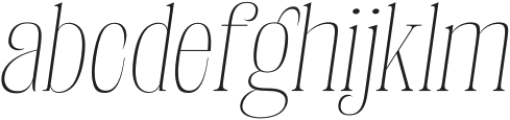 Fenoura Extra Light Slant otf (200) FONT