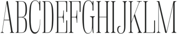 Fenoura Light Condensed otf (300) Font UPPERCASE