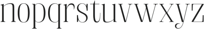 Fenoura Light Semi Expanded otf (300) Font LOWERCASE