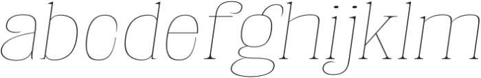Fenoura Thin Expanded Slant otf (100) FONT
