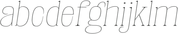 Fenoura Thin Semi Expanded Slant otf (100) FONT