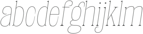 Fenoura Thin Slant otf (100) FONT