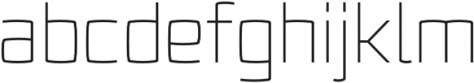 Fenton ExtraLight otf (200) Font LOWERCASE