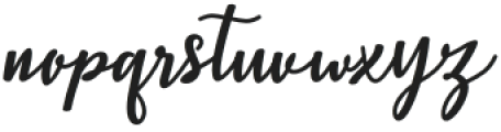 Fentonic Script otf (400) Font LOWERCASE