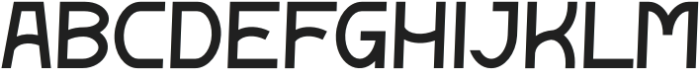 Ferageo Regular otf (400) Font LOWERCASE