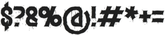 Feral Raven Core otf (400) Font OTHER CHARS