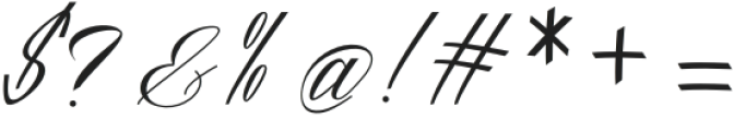 Feraldine Script Regular otf (400) Font OTHER CHARS