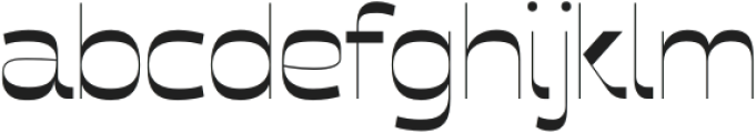 Fergana Light otf (300) Font LOWERCASE