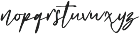 Fergstone otf (400) Font LOWERCASE