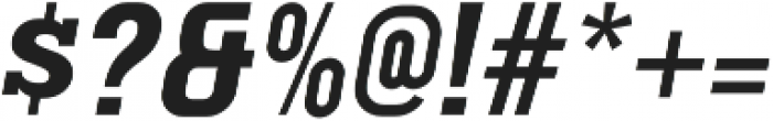 Ferguson Black Italic otf (900) Font OTHER CHARS